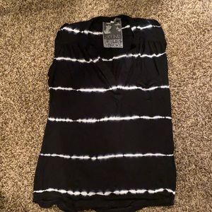 Young broke and fabulous cut off top